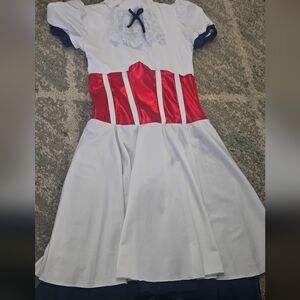Mary Poppins inspired Ice skating dress